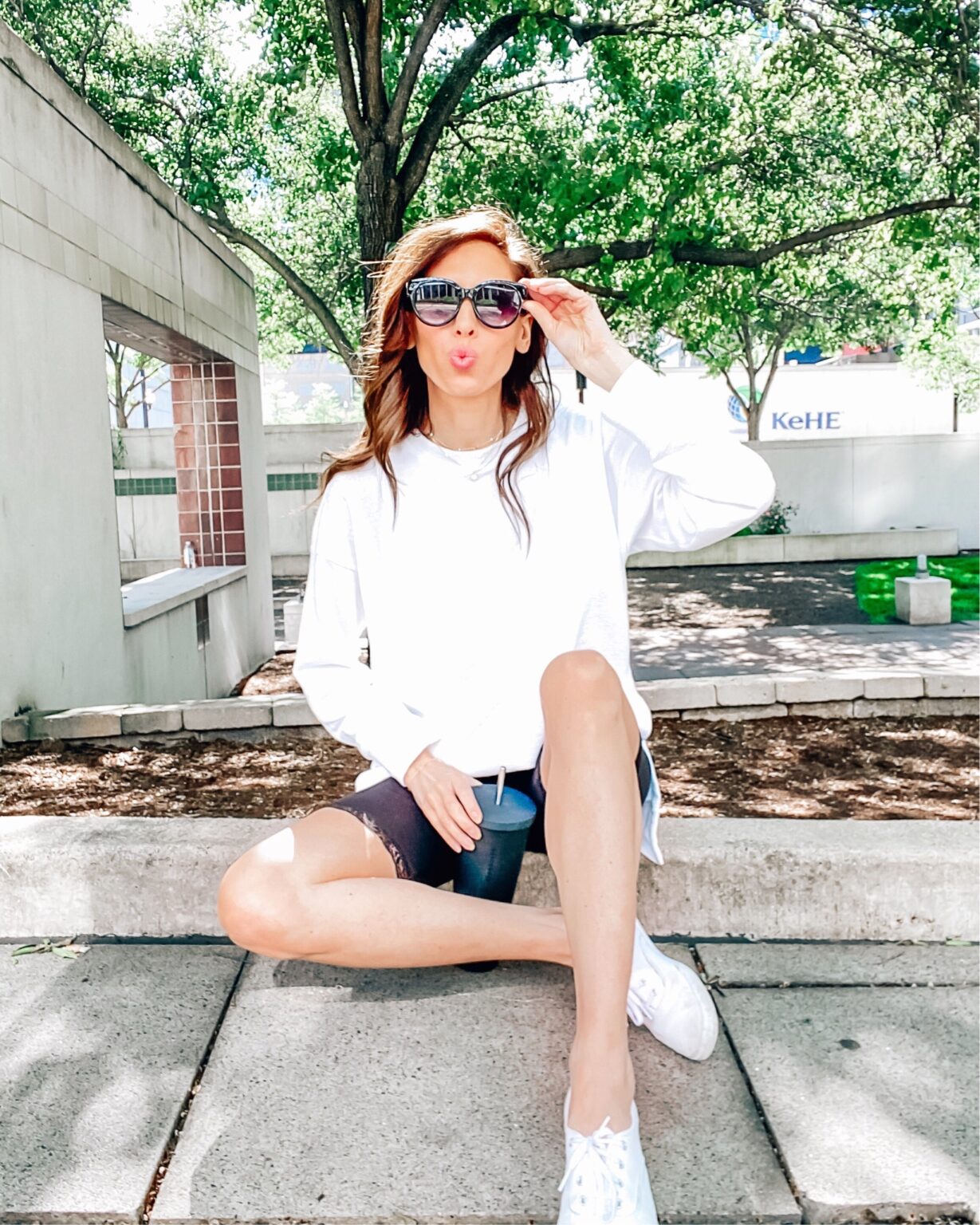 How to Style Biker Shorts - Notes From Jo