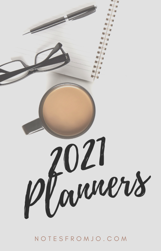 2021 Planners - Notes From Jo